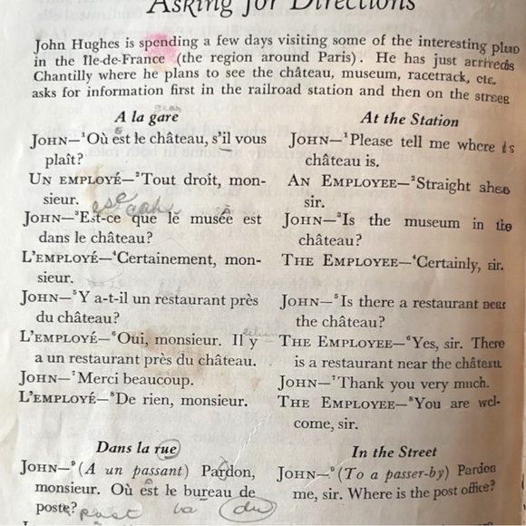 VINTAGE 1958 Basic Conversational French - Revised Edition - Picture 12 of 14